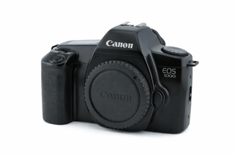 Canon-EOS 1000 - Camera Body - Zwart (Incl. camerariem)-tweedehands