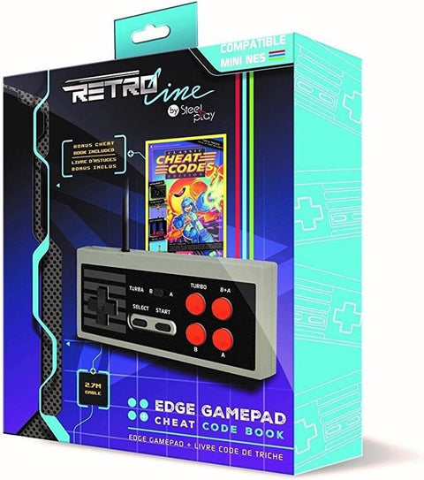 Steelplay-Edge Gamepad voor Nintendo Classic Mini NES + Cheat Code Boek (In doos)-tweedehands