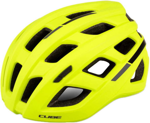 Cube-Fietshelm Road Race – Racefietshelm Maat L (58‑62 cm) – Geel (Nieuw)
