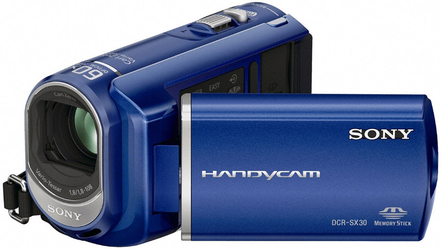Sony-Handycam DCR-SX30E Videocamera - Blauw-tweedehands