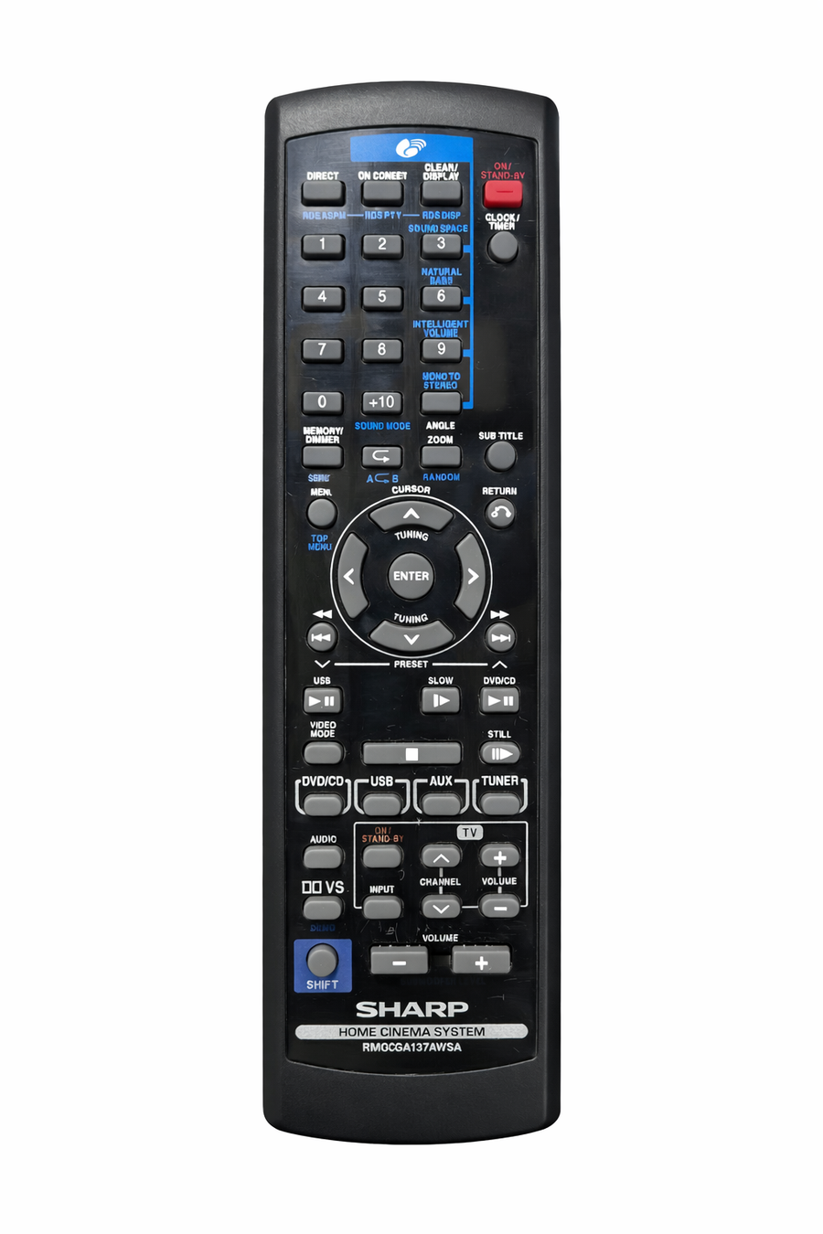 Sharp-RRMCGA137AWSA Afstandsbediening voor Sharp HT-DV40 / HT-DV50-tweedehands