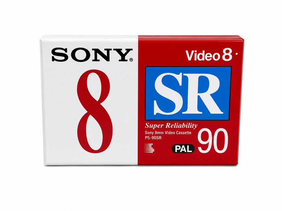 Video8 P5-90SR Super Reliability Cassette Bandje - 90 minuten (Nieuw)