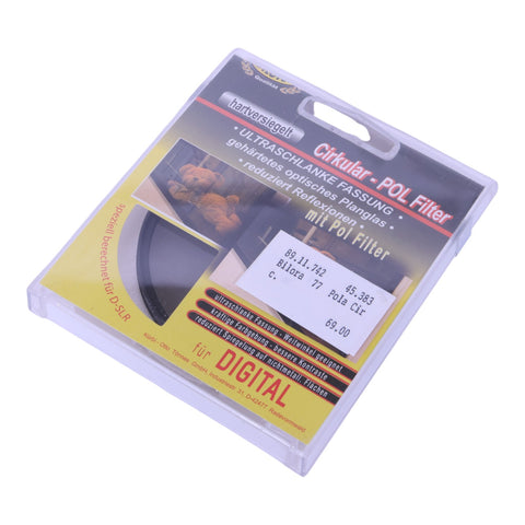 Bilora CPL-Digital Low Profile Line 77mm, blister Cirkular-POL Filter voor digitaal, nieuw in verpakking