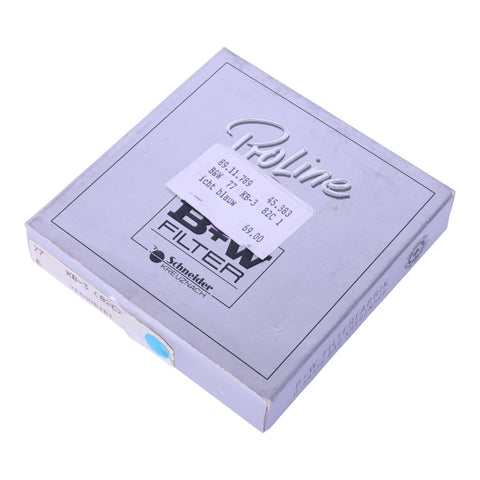 KB-3 (82C) Blue Corrector Filter 77mm (Nieuw)