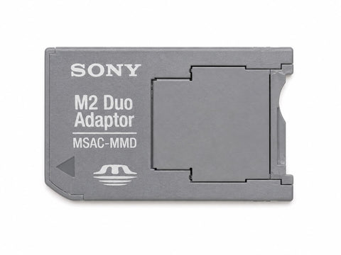 Sony MSAC-MMD Memory Stick Micro M2 naar PRO Duo adapter, voorkant, tweedehands