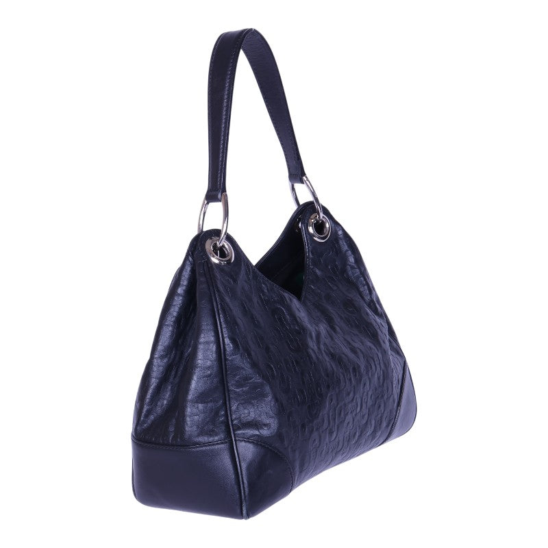 Princy Hobo Zwart Leer