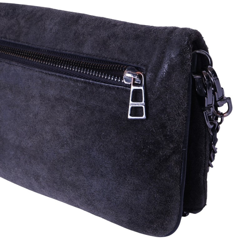 Rock Suede Clutch - Grijs