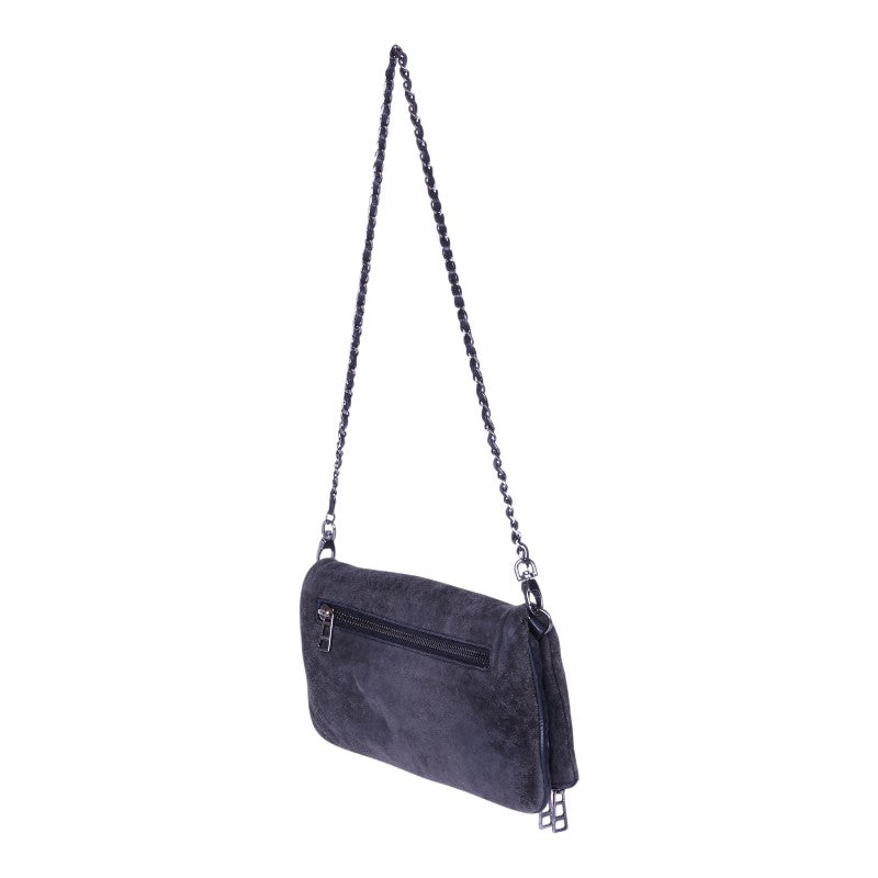 Rock Suede Clutch - Grijs