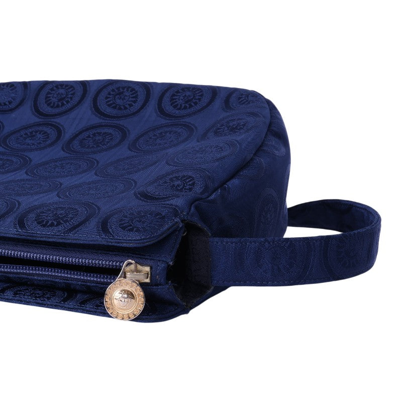 Nylon Crossbody Tas Zon-Medaillon - Blauw