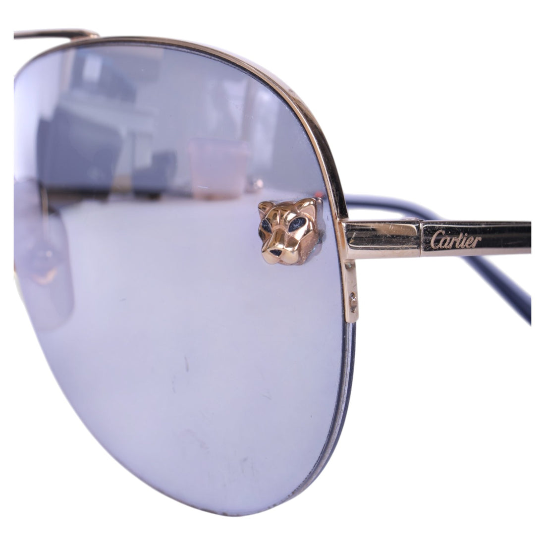 Panthère Pilotenzonnebril Goud - CT0065S
