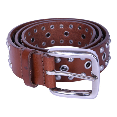 Rica Studded Riem Cognac - Maat S