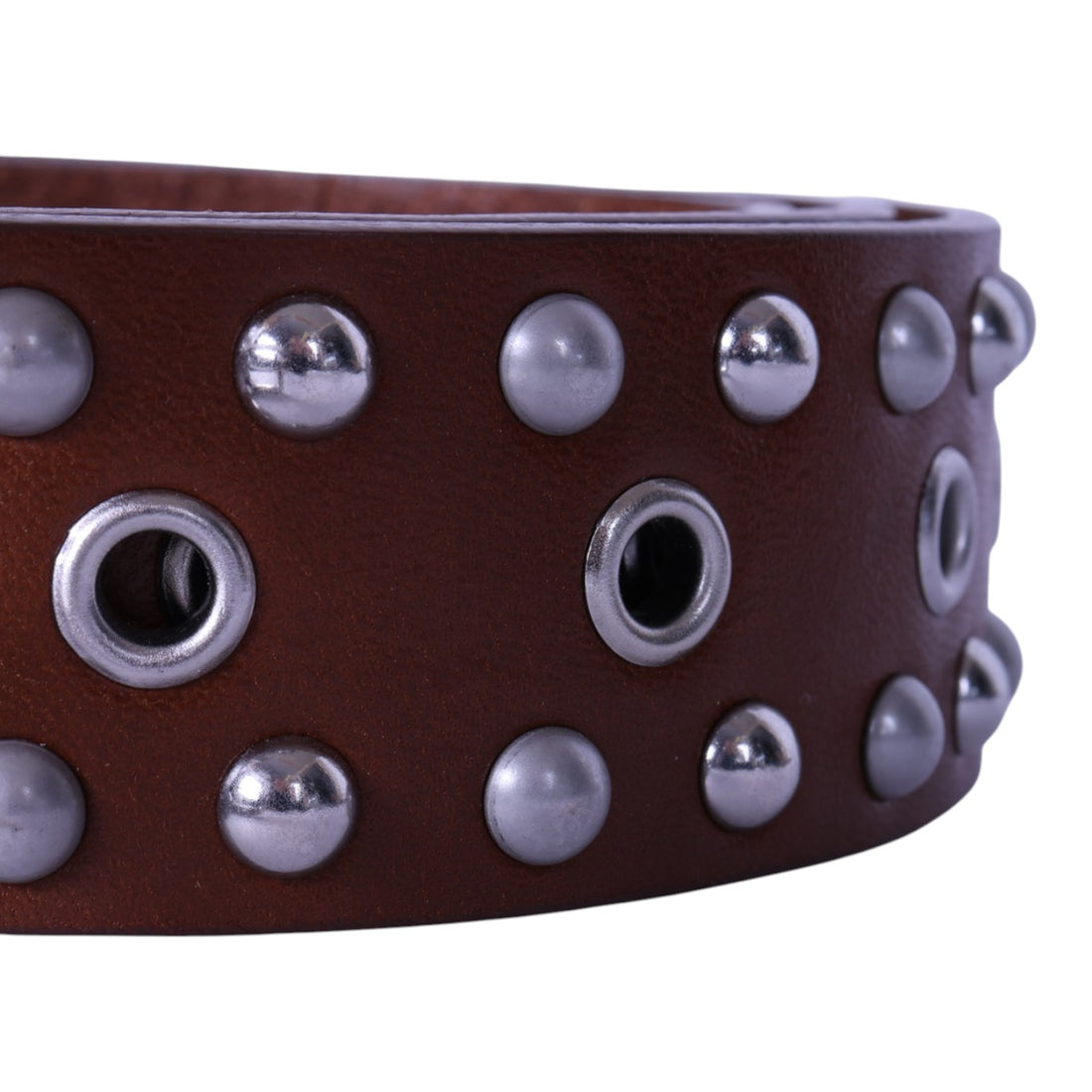 Rica Studded Riem Cognac - Maat S