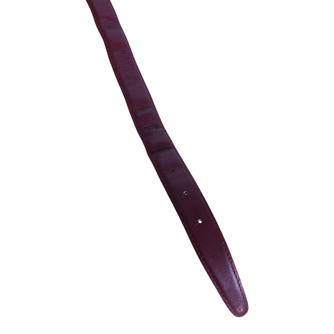 Must Riem Bordeaux Leer - Bordeaux Plaque Gesp