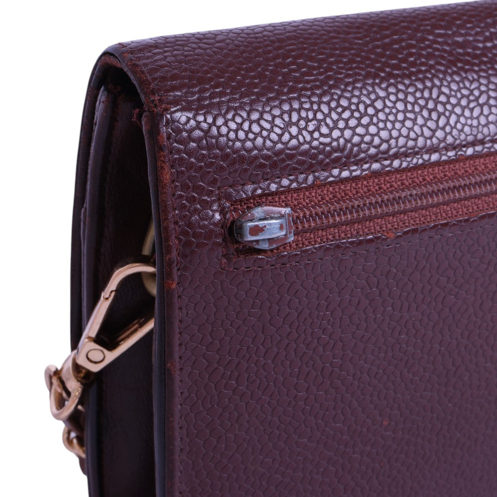 Timeless CC Wallet on Chain Bordeaux Caviar