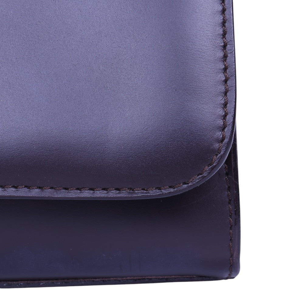 Square G Schoudertas - Aubergine Leer