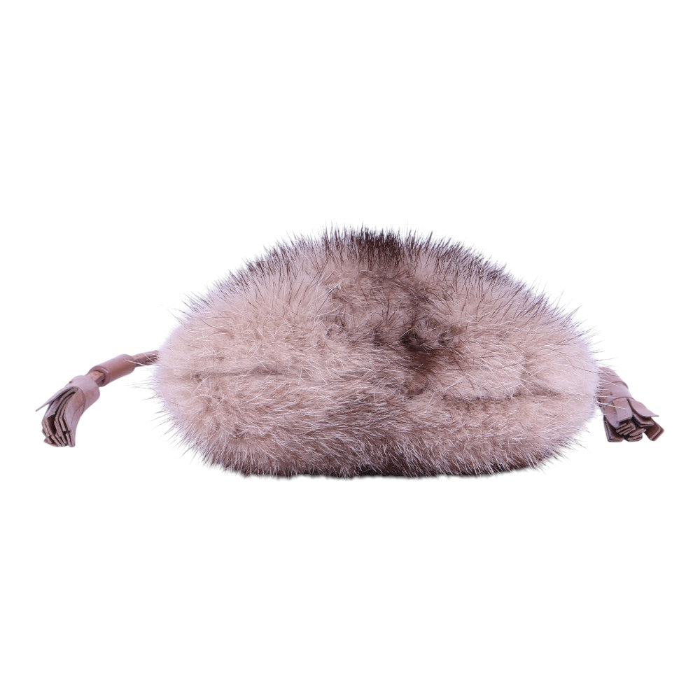 Mink Bont Buideltasje - Crossbody