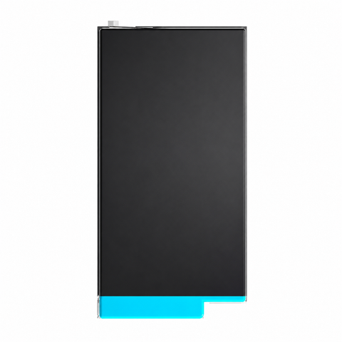 Accu voor GoPro Max, zwarte platte accu met blauw lipje, voorkant