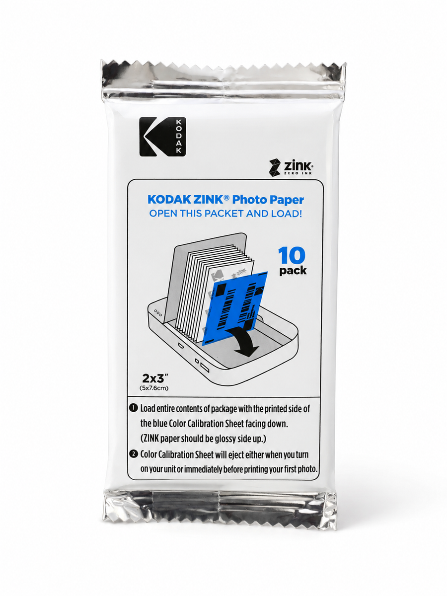 ZINK Zelfklevend Fotopapier - Pak van 10 vellen (Nieuw)