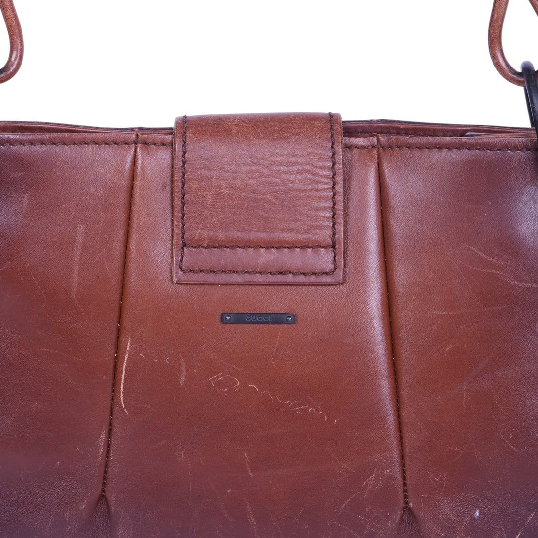 Gradient Schoudertas Bruin Leer (Tom Ford era)