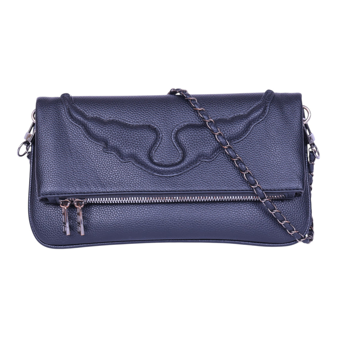 Rock Wings Clutch - Zwart