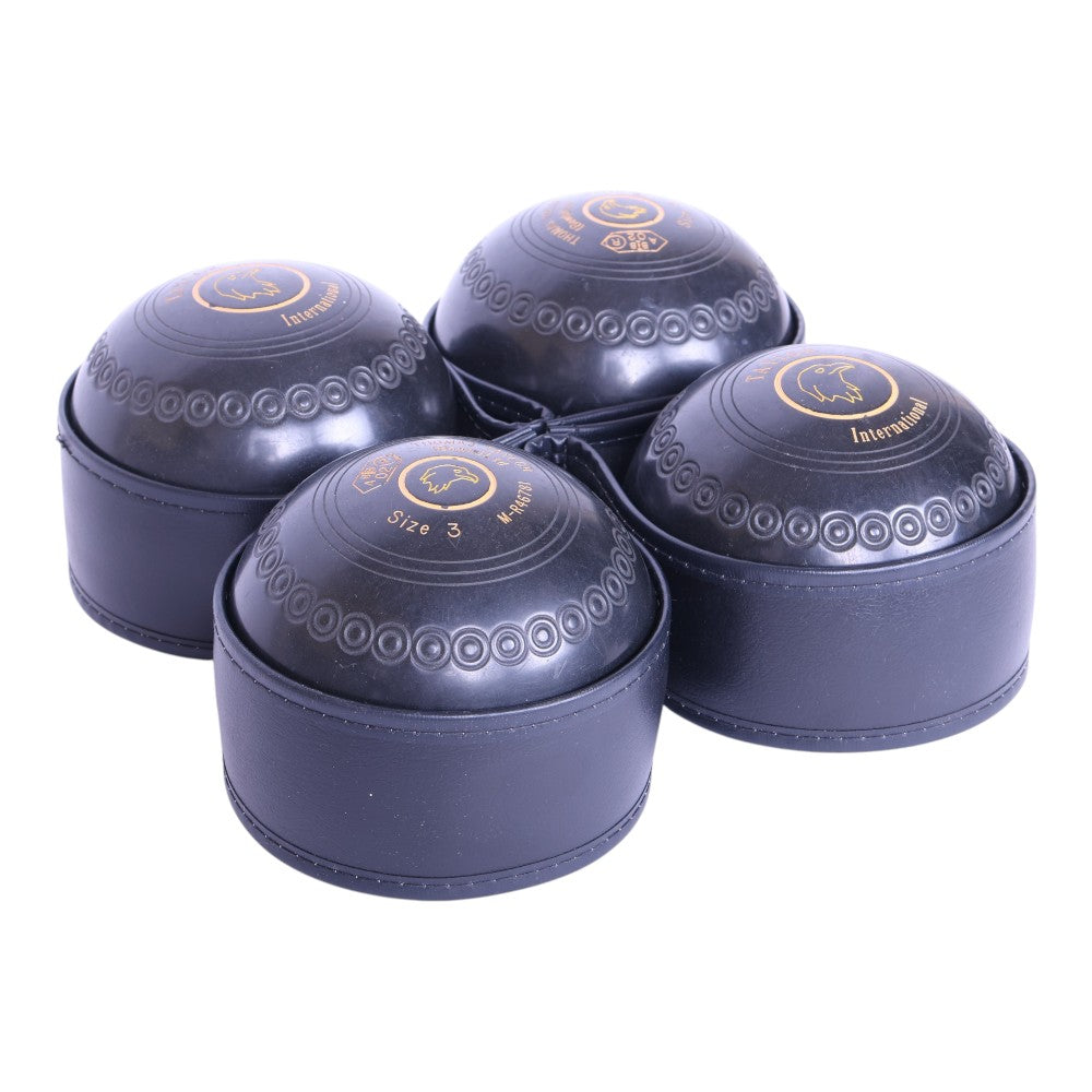 Lawn Bowls Set (4 stuks) - International - Size 3