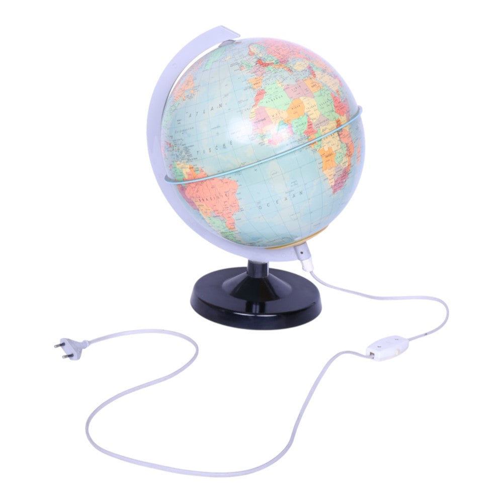 Verlichte Wereldbol - Politiek - Nederlandstalig (25 cm)