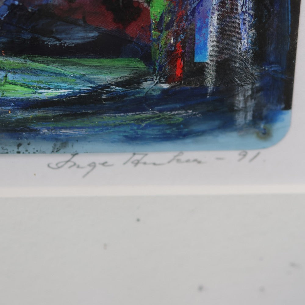 Pirouette - Abstract Schilderij - Gemengde Techniek (1991)