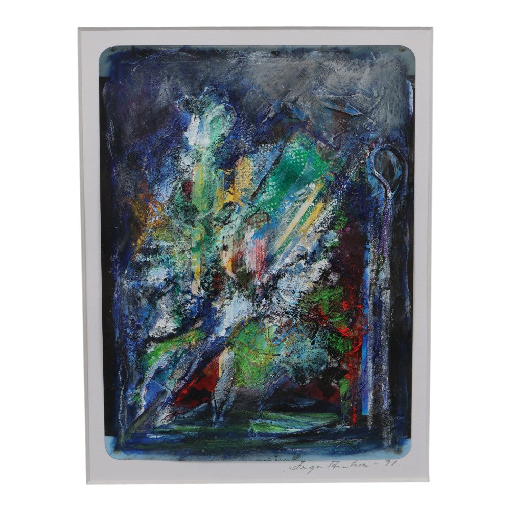 Pirouette - Abstract Schilderij - Gemengde Techniek (1991)