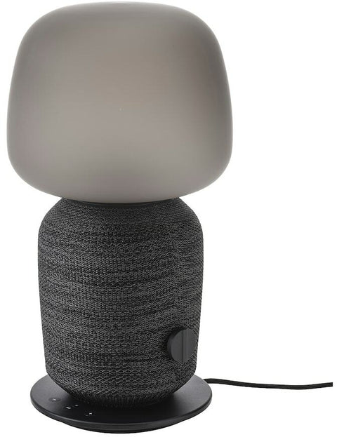 SYMFONISK Speakerlamp met Wifi en Glazen Lampenkap (Gen 2) - Zwart