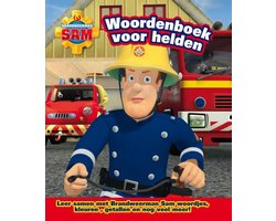 Brandweerman Sam Woordenboek voor helden, omslag met Sam in uniform voor de brandweerkazerne, tweedehands