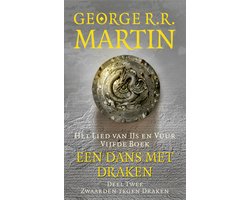 Boek-Het Lied van IJs en Vuur 5.2 - Een dans met draken 2 Zwaarden tegen draken-tweedehands
