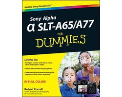 Sony Alpha Slt-A65/A77 For Dummies