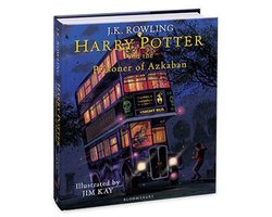 Boek-Harry Potter 3 - Harry Potter and the Prisoner of Azkaban | Illustrated Edition-tweedehands