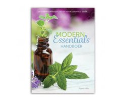 Modern Essentials Handboek, etherische olie, AromaTools, omslag met een flesje olie en muntblaadjes, tweedehands