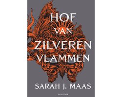 Boek-Hof van doorns en rozen 4 - Hof van zilveren vlammen-tweedehands