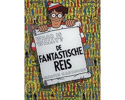 Waar is Wally, De fantastische reis, Martin Handford, zoekboek met Wally en een perkamentrol op de omslag, tweedehands