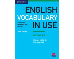 English Vocabulary in Use Advanced, Michael McCarthy, boekomslag voorkant, tweedehands