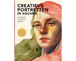 Boek-Creatieve portretten in aquarel-tweedehands