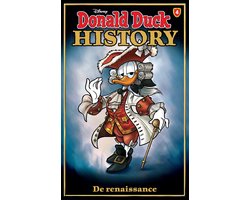 Donald Duck History Pocket 4 De renaissance, omslag met een eend in renaissancekostuum, tweedehands