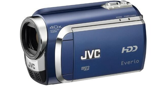 JVC-Everio GZ-MG633 Digitale Videocamera - Blauw-tweedehands