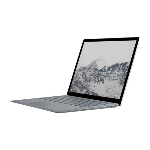 Microsoft Surface Laptop 1 13,5 inch - Zilver (Platinum), schuin vooraanzicht