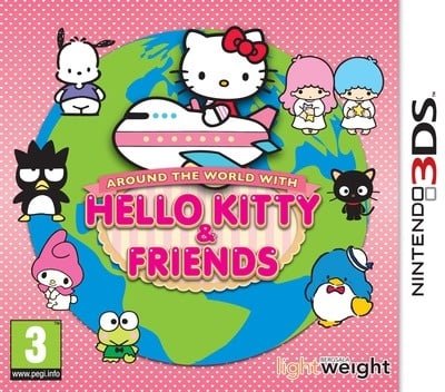 3DS-Around the World with Hello Kitty and Friends Tweedehands