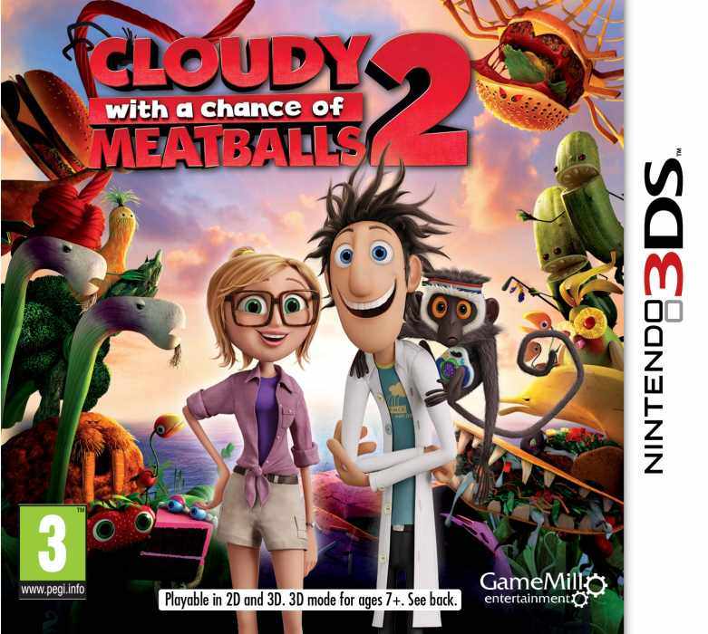 3DS-Cloudy with a Chance of Meatballs 2 Tweedehands