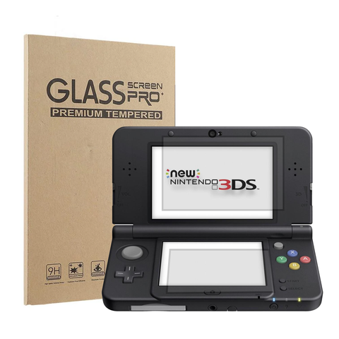 Algemeen-Screen Protector Tempered Glass voor Nintendo New 3DS (Nieuw)
