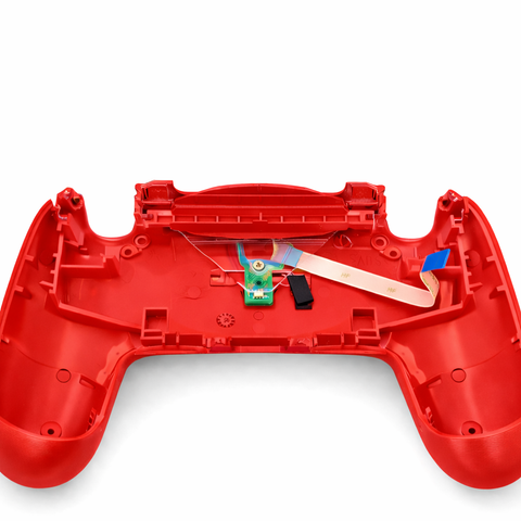 Sony-Onderkant Behuizing + Lightbar Module met Ribbon Cable voor PS4 DualShock 4 Controller - Rood-tweedehands