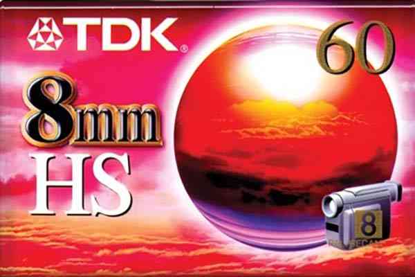 TDK-Video8 8mm Camcorder Cassette / Tape 60 Min HS60 (P5-60HS) (Nieuw)