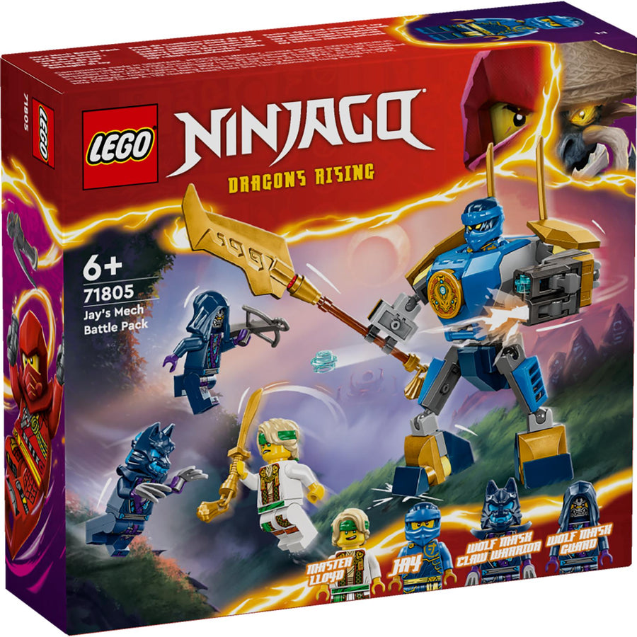 LEGO-NINJAGO Jay's Mecha Strijdpakket - 71805 (Nieuw)