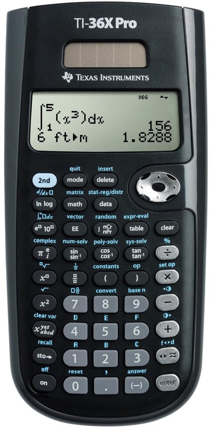TI-36X Pro Wetenschappelijke Rekenmachine