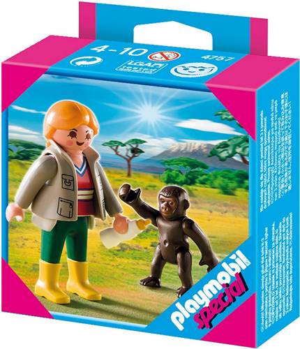Playmobil-Dierenarts met Gorilla-baby - 4757 (Nieuw)