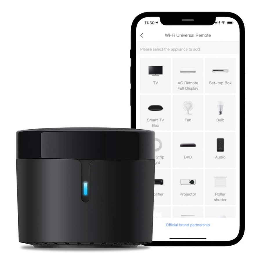 BroadLink-RM4 Mini Universele IR Afstandsbediening / Smart IR Hub (Wi-Fi) voor Audio en Video (Nieuw)